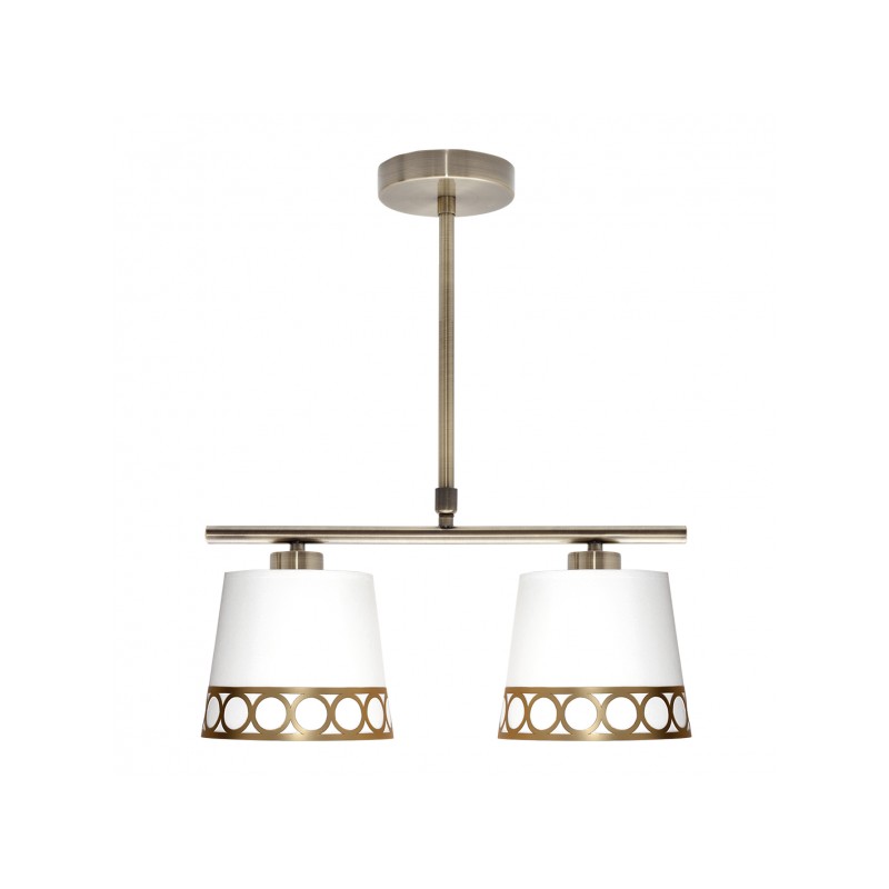 Lámpara Dalia oro 2xE14 Fabrilamp